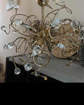 Lampadario moderno e 2 abat-jour coordinate