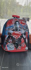 Zaino Batman Superman reversibile