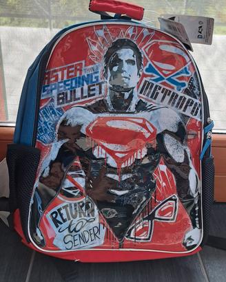 Zaino Batman Superman reversibile