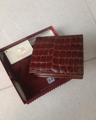 Portamonete in pelle Cocco Ligator