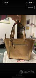 Guess borsa shopper gold