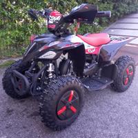 NUOVO MINI QUAD TIGER 50cc RUOTE 6 BLACK/RED