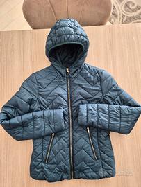 Piumino leggero donna verde petrolio