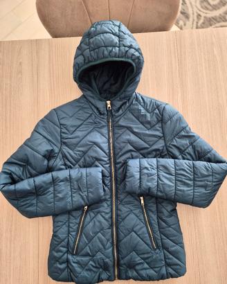 Piumino leggero donna verde petrolio