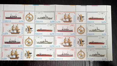Francobolli Costruzioni Navi Italiane 1979-80
