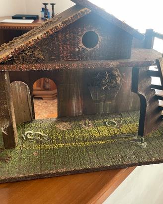 Due stalle per presepio anni '70