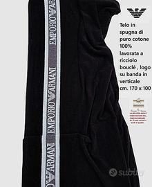 Telo spugna Armani cm. 170 x 100 mare bagno ecc.