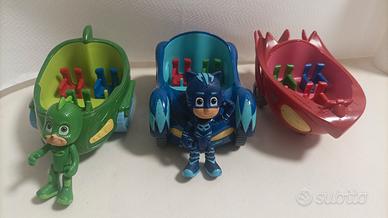 Geco Catboy con le loro auto e solo auto Gufetta
