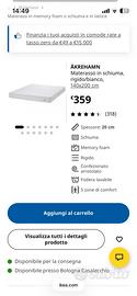 Materasso Ikea Akrehamn 140x200