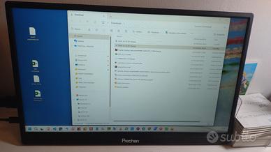 Monitor portatile da 15,6 pollici, touch screen