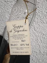Grappa Grignolino Mazzetti vintage