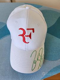 Cappello Roger Federer autografato con COA 