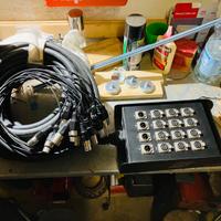 Stage box 12in 4 out 20m