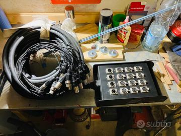 Stage box 12in 4 out 20m