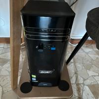 Torretta acer aspire T completo di monitor