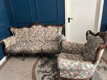 Set completo composto da 1 divano + 2 poltrone