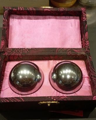 Sfere Baoding balls antistress in acciaio relax