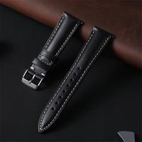 CINTURINO Pelle di Cuoio Nero 22mm. sgancio rapido