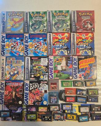 giochi gameboy e game boy advance 