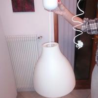 lampadario Ikea in plastica 
