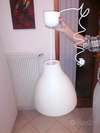 lampadario Ikea in plastica 