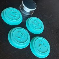 Stampo per biscotti con faccine Silikomart