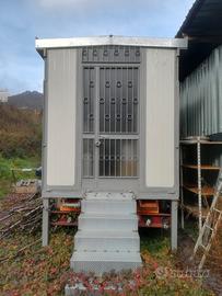 Prefabbricato con ruote e permute