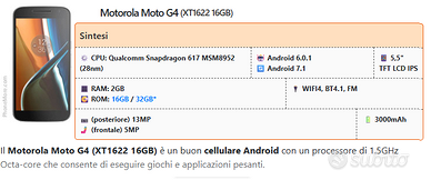 Motorola Moto G4 (XT1622 16GB)