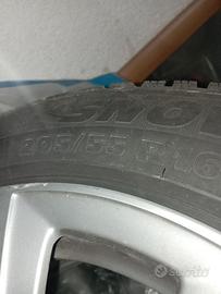 Gomme invernali con cerchi in lega 205/55 16