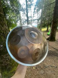 Handpan 9 note in Re minore ( D kurd )