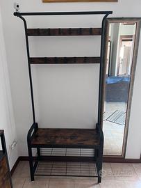 Panca appendiabiti VASAGLE – stile industriale