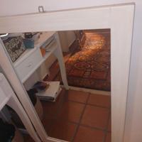 Specchio con cornice in legno 67x110