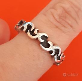 Anello Argento 925 - ETNICO - 6,7 gr - MISURA 24 -