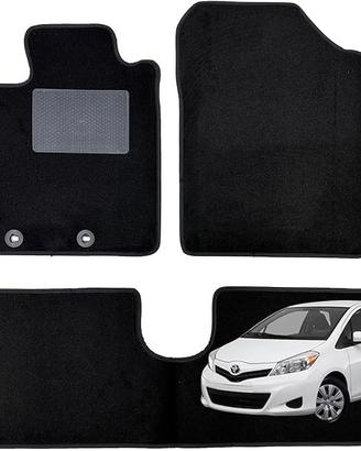 Tappetini in moquette per auto Toyota Yaris 2011-2