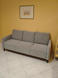 Divano IKEA ANGERSBY 3 posti grigio chiaro - Usato