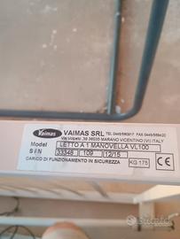 letto per degenza a una manovella 