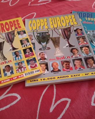 Riviste  presentazione coppe europee  calcio 