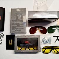 favolosi occhiali squadron elicotterista moto ecc.