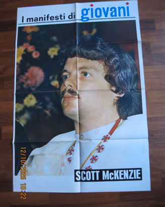 POSTER SCOTT McKENZIE - CAGLIARI CALCIO