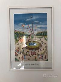 Quadretto con stampa Bin Kashiwa