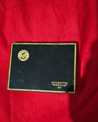 Scatola porta sigarette vintage -platea navy out 