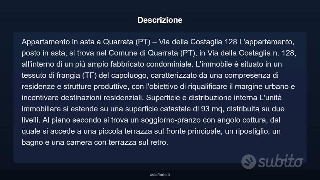 Appartamento – Quarrata, Casini - Vista 3
