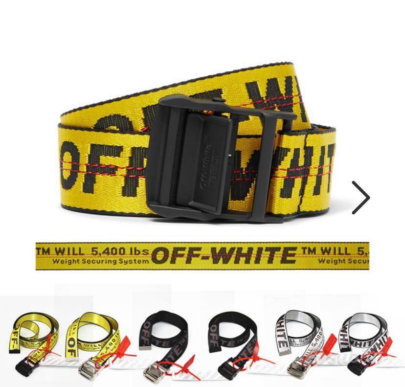 Ceinture off outlet white fake