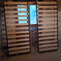 2 reti singole a doghe 