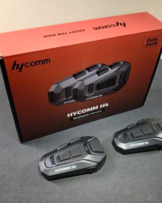INTERFONO HYCOMM H4 PER MOTO - KIT 2 UNITA'
