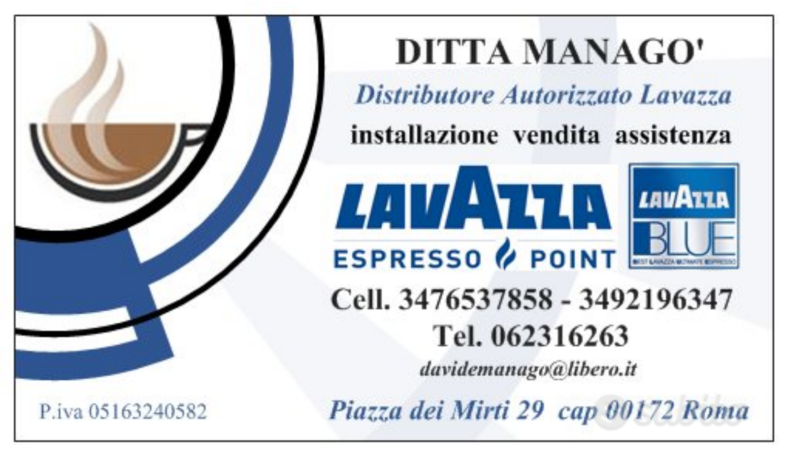 Nuove macchine caffè ocs Lavazza Blue - Informatica In vendita a Roma