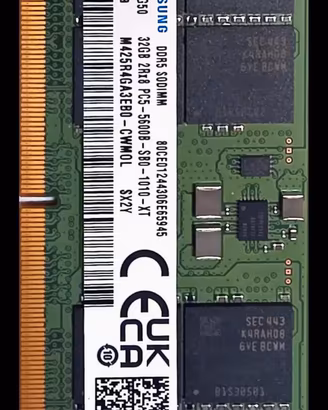 Samsung DDR5 32GB SODIMM 5600MHz - Perfetta!