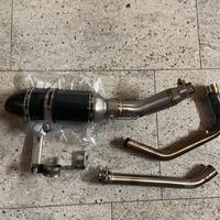 Scarico comlleto honda cb 125 r