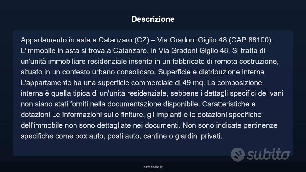 Appartamento – Catanzaro, Gagliano - Vista 5