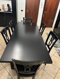 Tavolo e sedie Scavolini